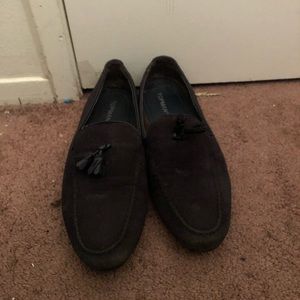 Topman Navy Blue Loafers